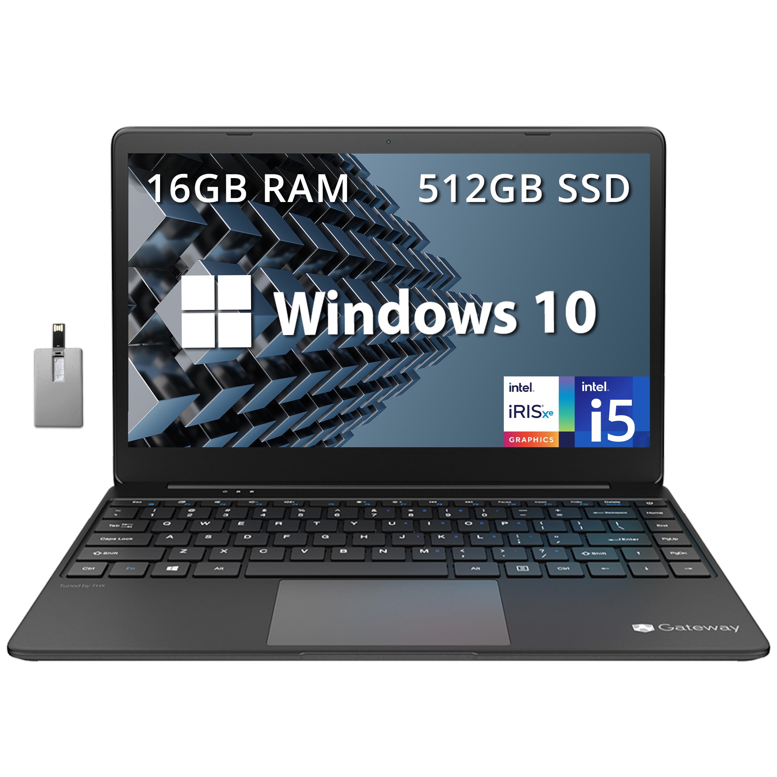 Gateway - Gateway 14.1/第11世代i5/16GB/512GB/Win11 Gateway Ultra Slim Notebook with Intel i5 and 16GB RAM